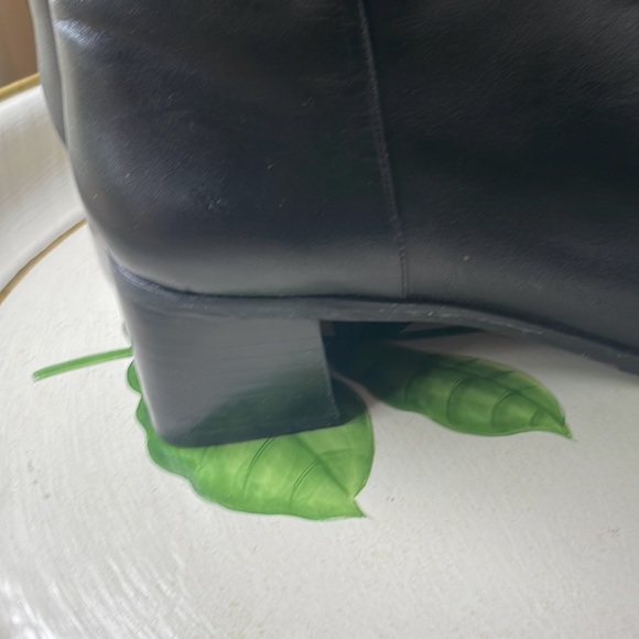 Brand new black, leather booties size 10M by Saint Johns Bay - Picture 6 of 13